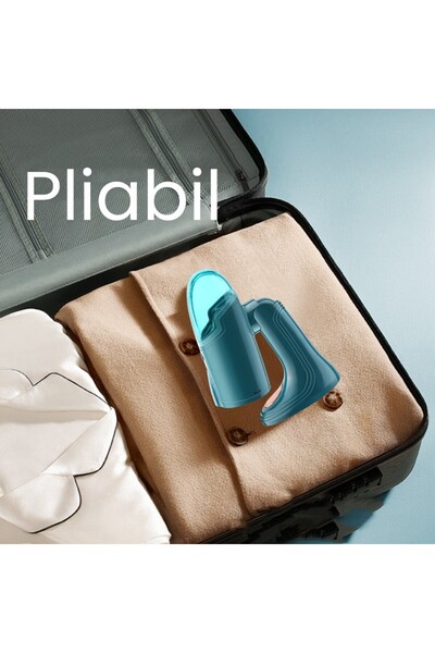 Flippy Σίδερο ρούχων, Flippy, Φορητό σίδερο ρούχων, Ταξιδιωτικό, 20 x 10,5 x 8,7 cm, 1500 W, 220 V, Τυρκουάζ