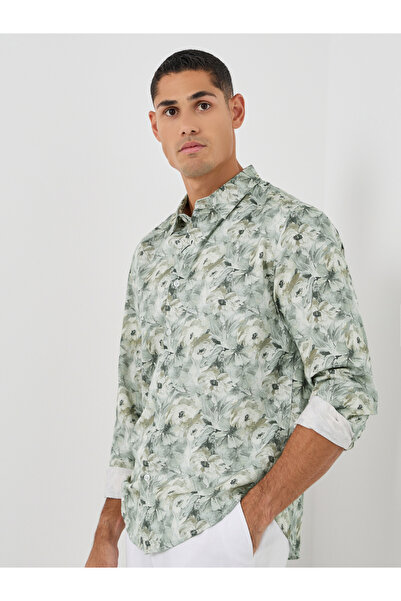 Styli All-Over Print Long Sleeve Regular Fit Shirt