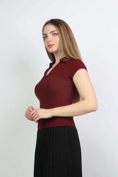 Nichii V-Neck Short-Sleeve Top