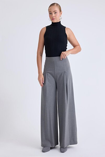 Vitrin Штани з еластичним поясом, широкими штанинами та складками