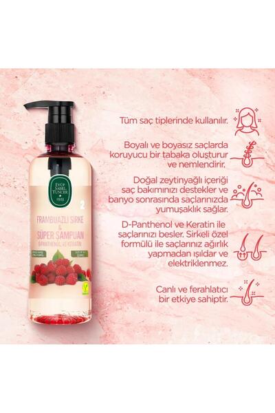 Eyüp Sabri Tuncer Buy 15 Pay for 13 Vinegar Shampoo with Raspberry 100 Ml, Rosie Makeup Cotton