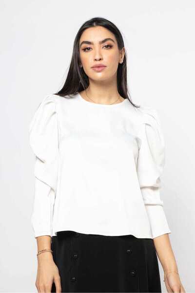 Nichii Puffed Sleeve Top