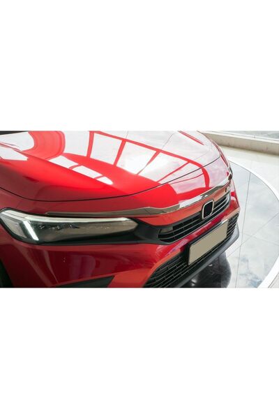 Genel Markalar Honda Civic FE1 2022 Uyumlu Panjur Üst Trım - Piano Black