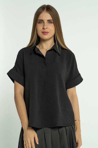 mica Solid Flared Sleeve Top