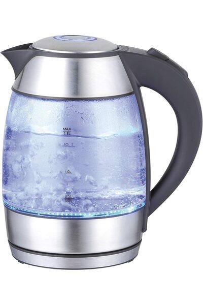 ALSAIF Electric Glass Kettle, 1.8 Liters, 2200 Watts, Alsaif, Model E03208