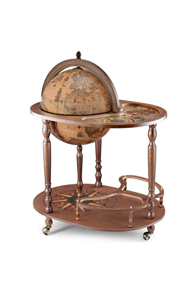 Genel Markalar Giasone Bar Globe Küre Dünya Bar – Classic Brown