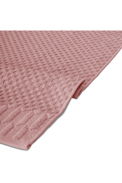 Altınbaşak Vera 100% Cotton 2-Piece Hand Towel Set 50 X 90 Dusty Rose
