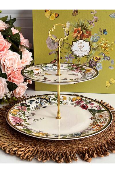 ROSSEV Muse Garden Tiered Cake Cookie Stand