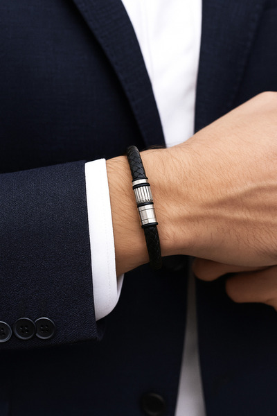 Naviforce ORJİNAL ÇİFT TARAFLI PASLANMAZ ÇELİK ERKEK BİLEKLİK BABALAR GÜNÜ SE...