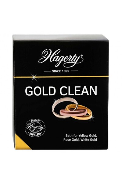 HAGERTY Altın Temizleme Sıvısı 170 ml – Altın Takı Banyo Temizleyici (Sepetli) | Sarı/pembe/beyaz