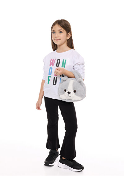 Victor and Jane By Styli Girls Multi Sequined Top and Flared Leggings Set