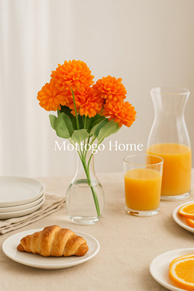 Mottogo Buchet decorativ de crizanteme artificiale cu 5 flori