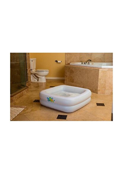 BESTWAY Şişme Zemin Bebek Havuz - Küveti (86 X 86 X 25Cm) 51116