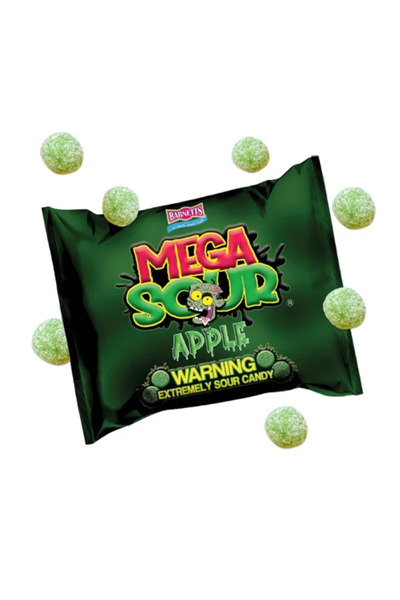 Barnetts Mega Sour Apple 104g