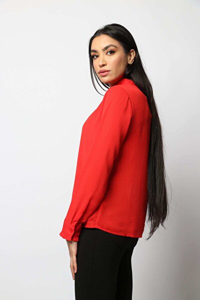 Nichii High-Neck Long-Sleeve Top