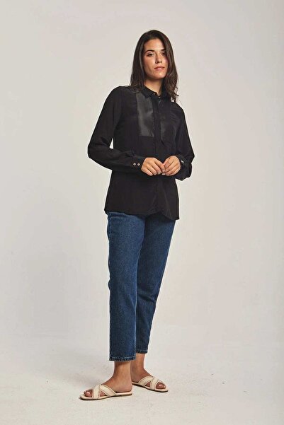 DALYDRESS Solid Shirt-Style Top