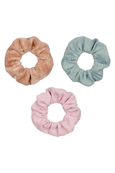 SHOPIENS Set 3 elastice de par Shopiens® pentru femei, catifelate de culoare ...