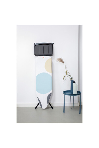 Brabantia Ironing Board B 1003358, 124x38cm, 7positions,Steam generator stand,PerfectFlow,White/Grey