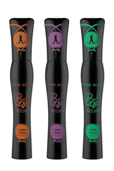 Lavmi Beauty Mascara Set - 3 pcs with Different Brushes (Thickening & Shaping)