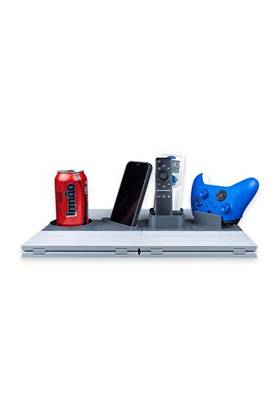 3Durak Dijital Üretim Merkezi Kolçak Tepsisi – Katlanabilir Koltuk Üstü Organizer Tepsi