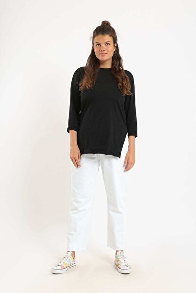 CARINA Solid Long-Sleeve Top