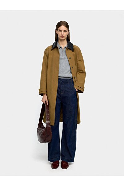 PARFOIS Kontrast Yakalı Pamuklu Trençkot