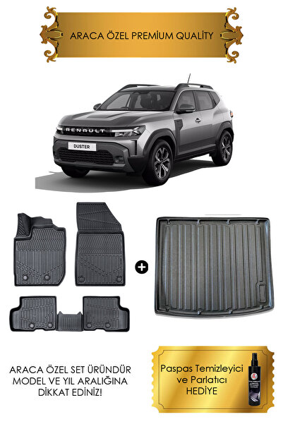 Sare Tuning Renault Duster 4x2 EcoG & E-Tech Full Hybrid 2024- 2025 4D Paspas...