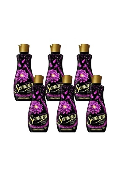Semana Super Concentrated Fabric Softener Purple Rain, 6 x 250 ml, 60 Washes