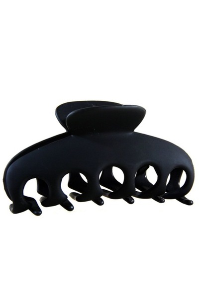 SHOPIENS Clama Par Femei, Rubber Mat, Lungime 9cm, Negru