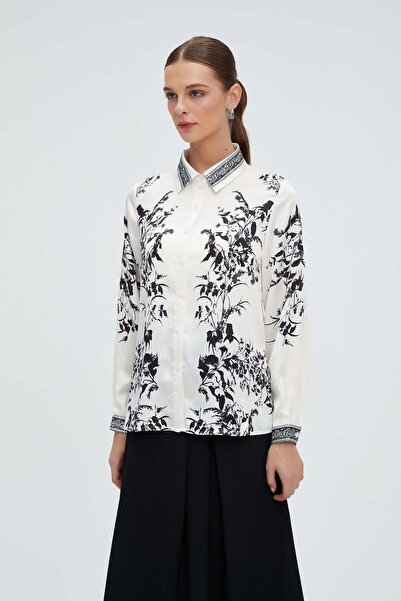 Nichii Floral Long-Sleeve Top