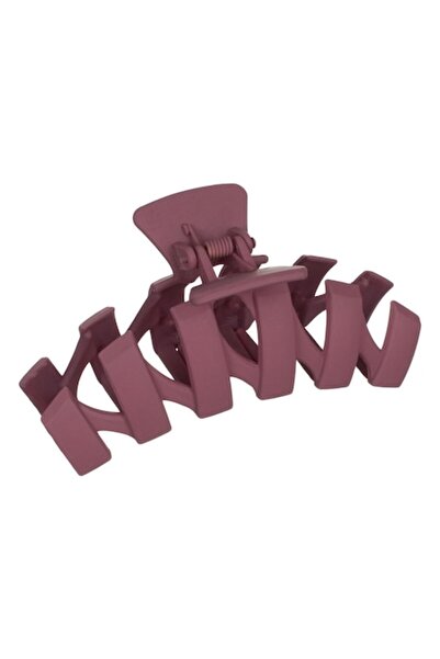 SHOPIENS Agrafă de păr Zigzag 11 cm - Roșu-cupru mat (MYONNA)