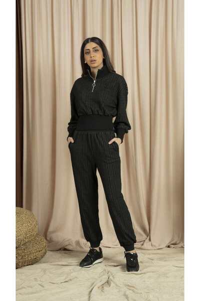 Nichii Short Stretch Top with Zip