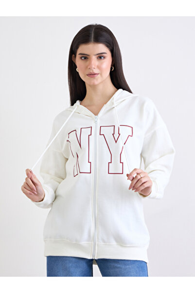 Styli Off-White Longline Oversized Hoodie