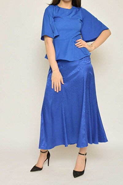 Nichii Solid Oversized Short-Sleeve Top