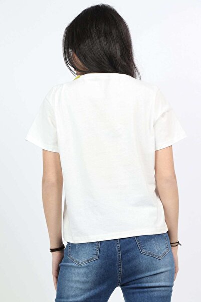 mica Cotton Crew-Neck Half-Sleeve Top