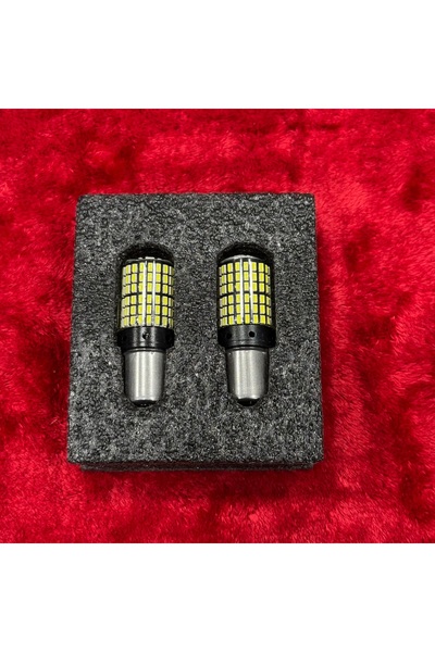 Korkmaz Oto Market & Aksesuar Beyaz Led Geri Vites Tek Duy Düz Tırnak 2’li Takım