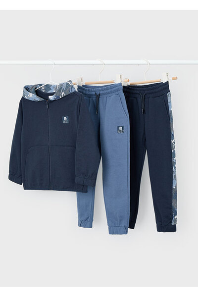 MAYORAL Triple Set for Ages 4-10 - Dark Blue