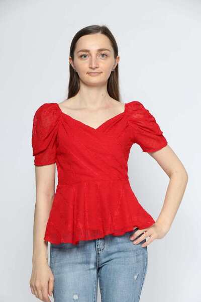 mica Fitted Short-Sleeve Top