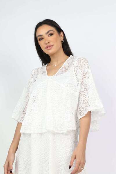 Nichii Lace Oversized Top