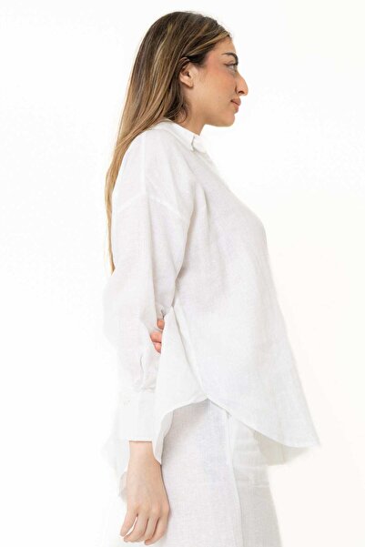 Yola Solid Long-Sleeve Top with Pocket