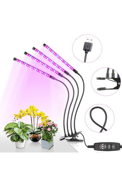 2H x 80 LED Full Spectrum Plant Growth Lamp for Flower Growing