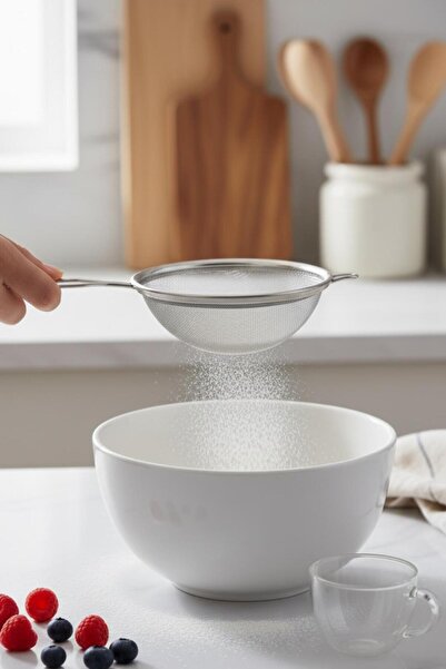 EWs مصفاة من الفولاذ المقاوم للصدأ مطلية بالقصدير 12 سم