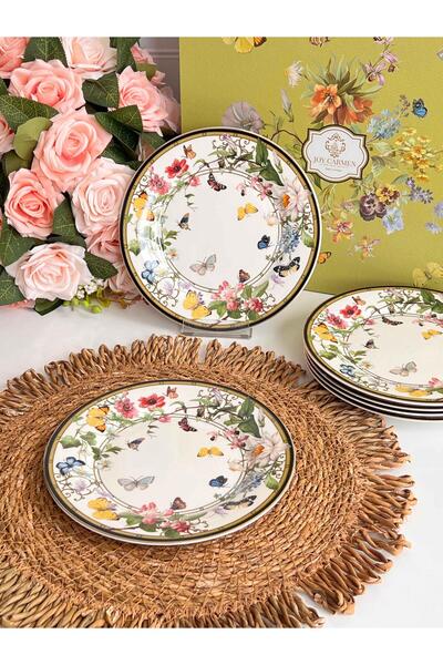 ROSSEV Muse Garden Pasta Plate Set of 6