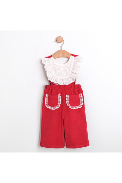 Cumino 2-Piece Girls' Set 9-12-18-24 Months Salopet