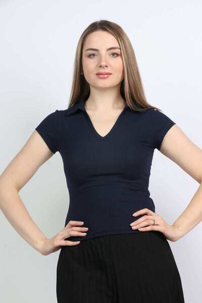 Nichii V-Neck Short-Sleeve Top