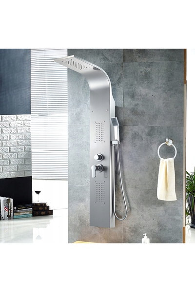 2H Shower Panel Faucet - Nickel Plated