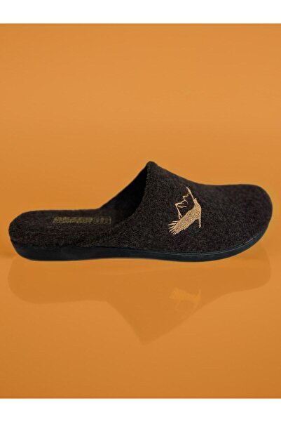 GEZER Men's Winter Indoor Felt Orthopedic Comfortable House Slippers