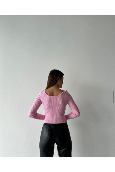 OKSHEN Women's Korspan Boat Neck Knitwear Sweater