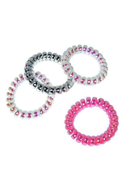 SHOPIENS Set 4 elastice de păr spiralate pentru fete, Shopiens®