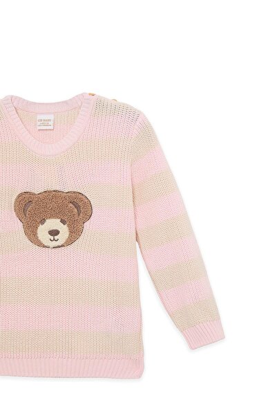 Layette Bg Store Baby Girl Patterned Sweater